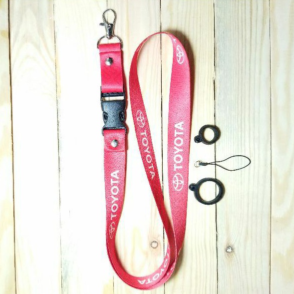 

Lanyard Id Card motif Toyota / Lanyard Pod Bonus O-Ring