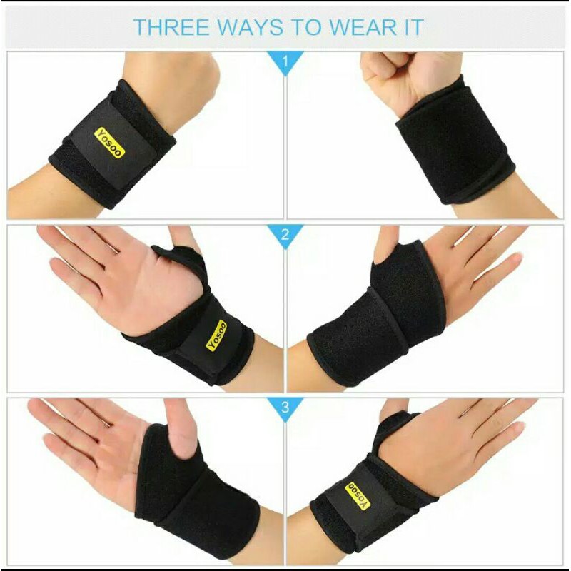 wrist support /wrist band /deker pergelangan tangan