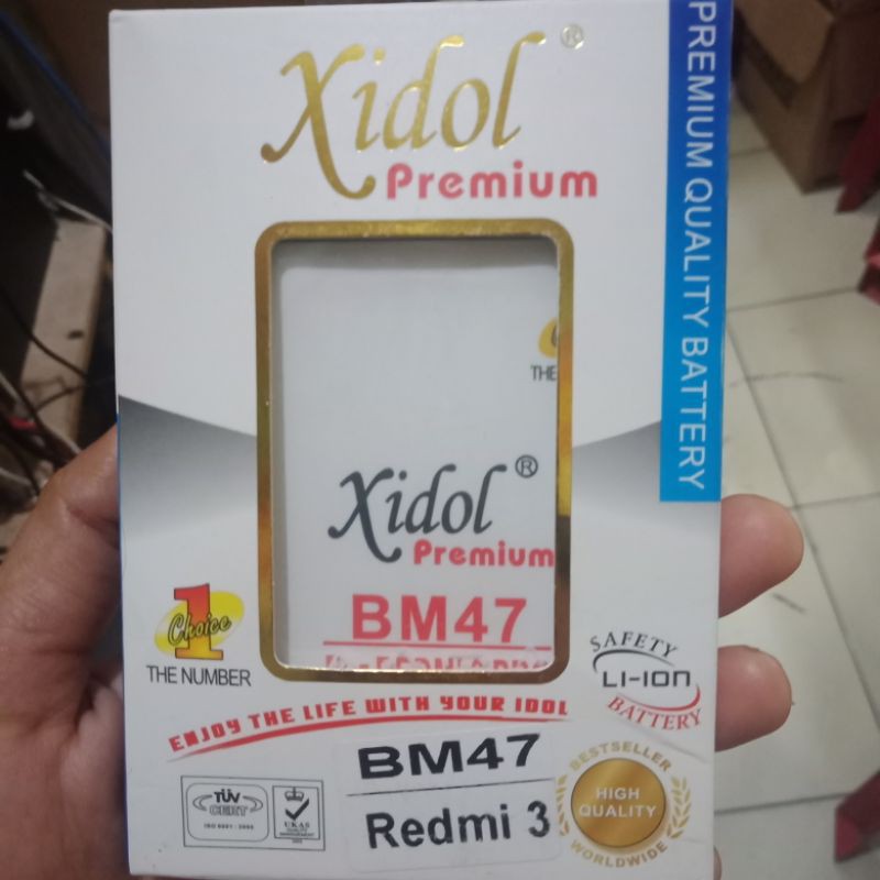 BATTERY BATERAI Redmi 3/3s/3x/3Pro 4x BM47 XIDOL PREMIUM