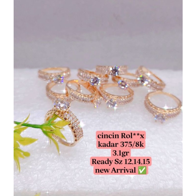 Cincin Rolex Gold 375