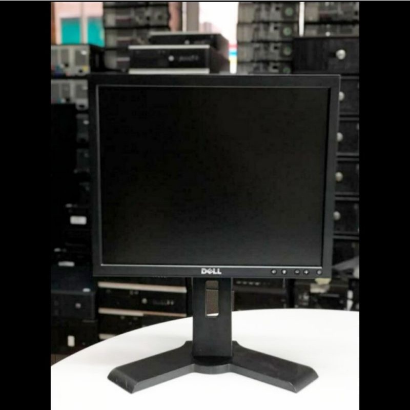 Monitor Lcd Kotak 19 Inchi Merk Dell Lengkap Kabel Siap Pakai