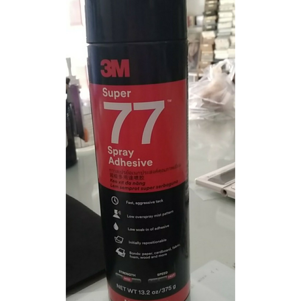 3M Super 77 Semprot Serbaguna Spray Adhesive 475gr ORI 3 M SERBAGUNA SPRAY ADHESIVE SERBAGUNA 3M