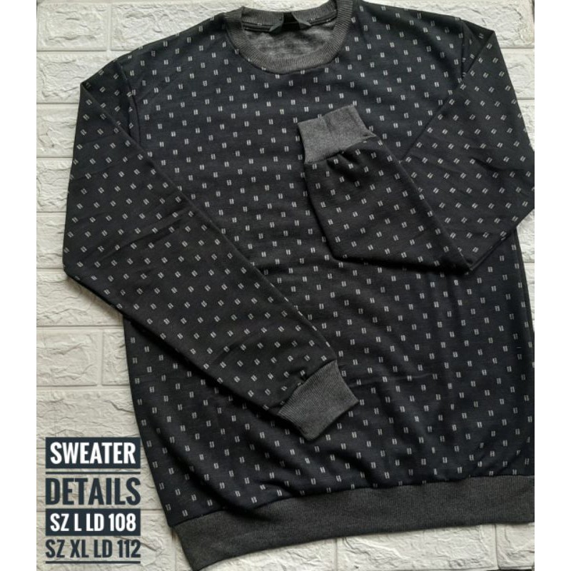 SWEATER DETAILS MURAH / SWEATER MERK DETAILS MATAHARI ORI / SWEATER ORI BRANDED DETAILS TERMURAH