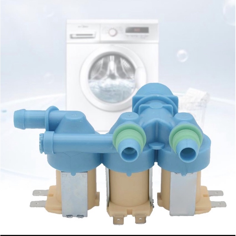 Selenoid Water Inlet Valve Cabang 3 Mesin Cuci Samsung Front Loading