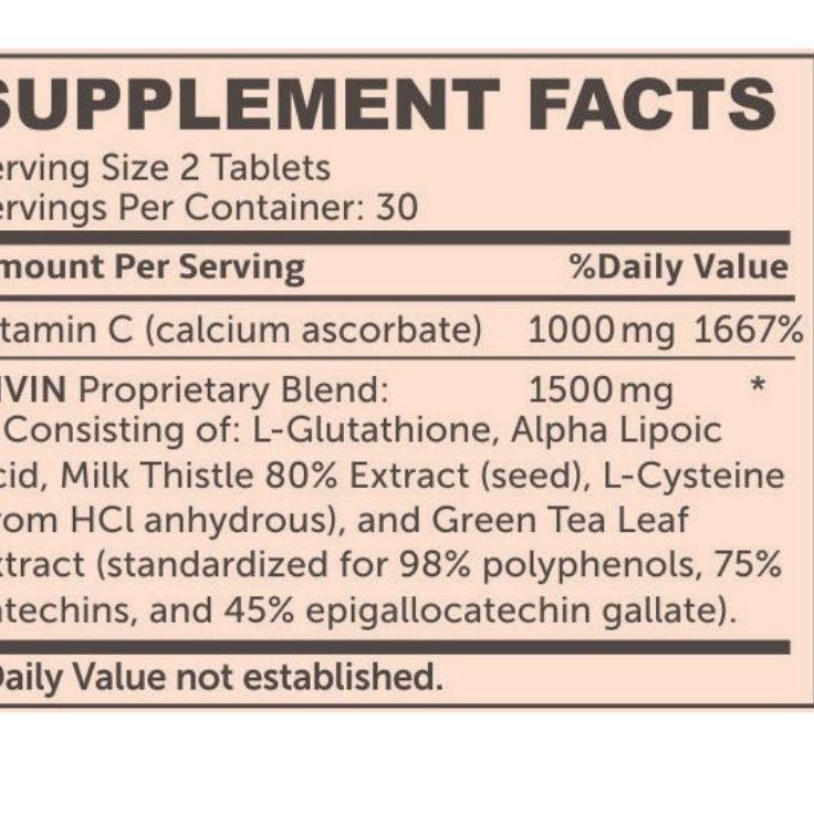 Model Keren Gluta NIVIN 60 Tablet | Glutathione Pemutih Kulit Badan Suplemen Whitening Lglutathione 