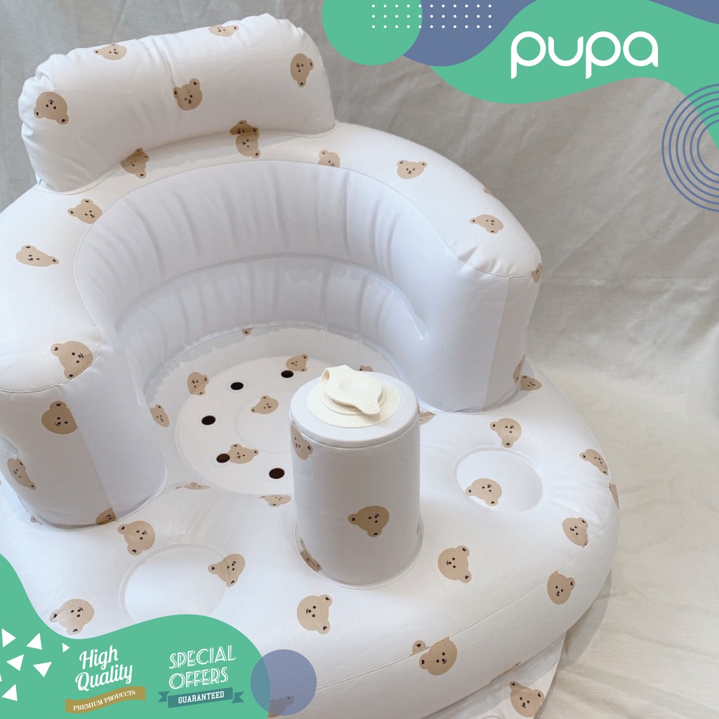 Sofa Pompa Bayi - Baby sofa inflatable seat PUPA Kursi Bayi Belajar Duduk Makan Baby Sofa Inflatable