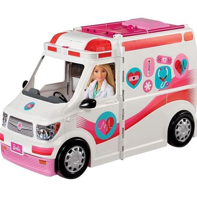 barbie careers care clinic ambulance