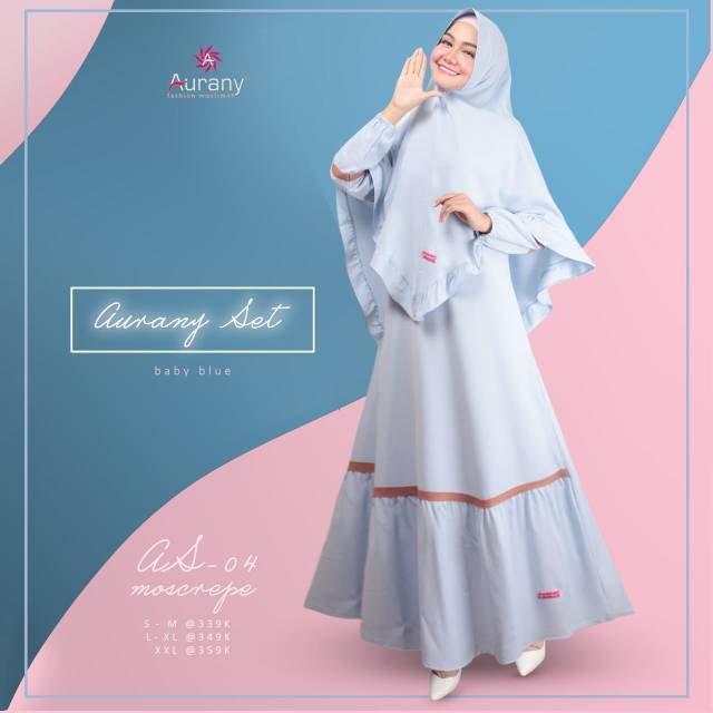 GAMIS AS 04 BABY BLUE ||  AURANY