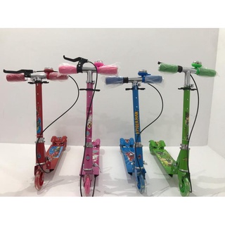 Skuter Otoped Anak Roda 3 / Otoped anak roda 3 + Bell dan Rem Tangan - Merah