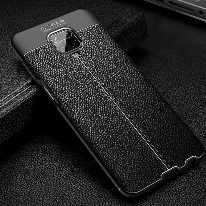 CASE XIAOMI REDMI NOTE 9 PRO - REDMI NOTE 9 LEATHER CASE KULIT JERUK