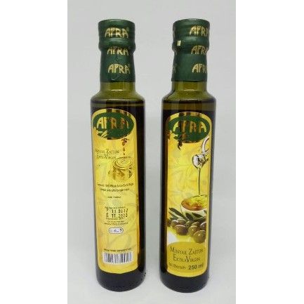 

Minyak zaitun Afra Extra virgin 250 ML Olive oil Murni