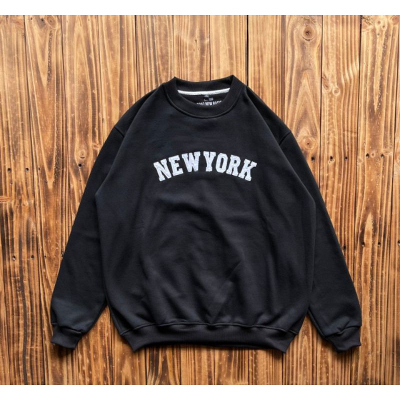 TERBARU CREWNECK SPAO NEWYORK BASIC PRIA WANITA