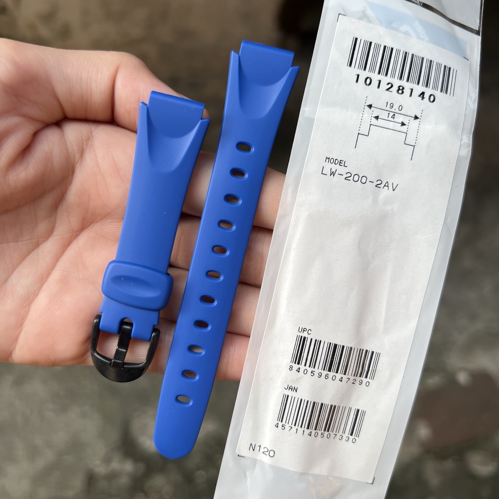 Tali jam tangan casio LW-200 2AV original strap band LW 200