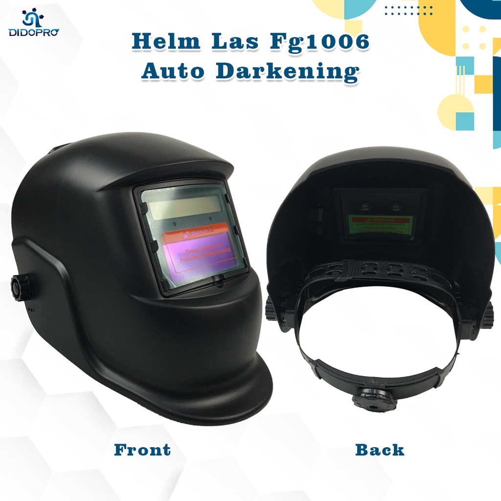 Kedok Las Otomatis Auto Darking Welding Helmet Google Glass Automatic