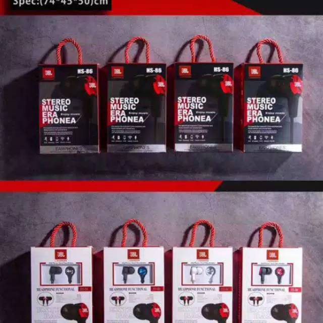 QUEEN SHOPPINHG MALL (CIR) HS86 Handsfree / headset / erphone stereo music JBL HS86