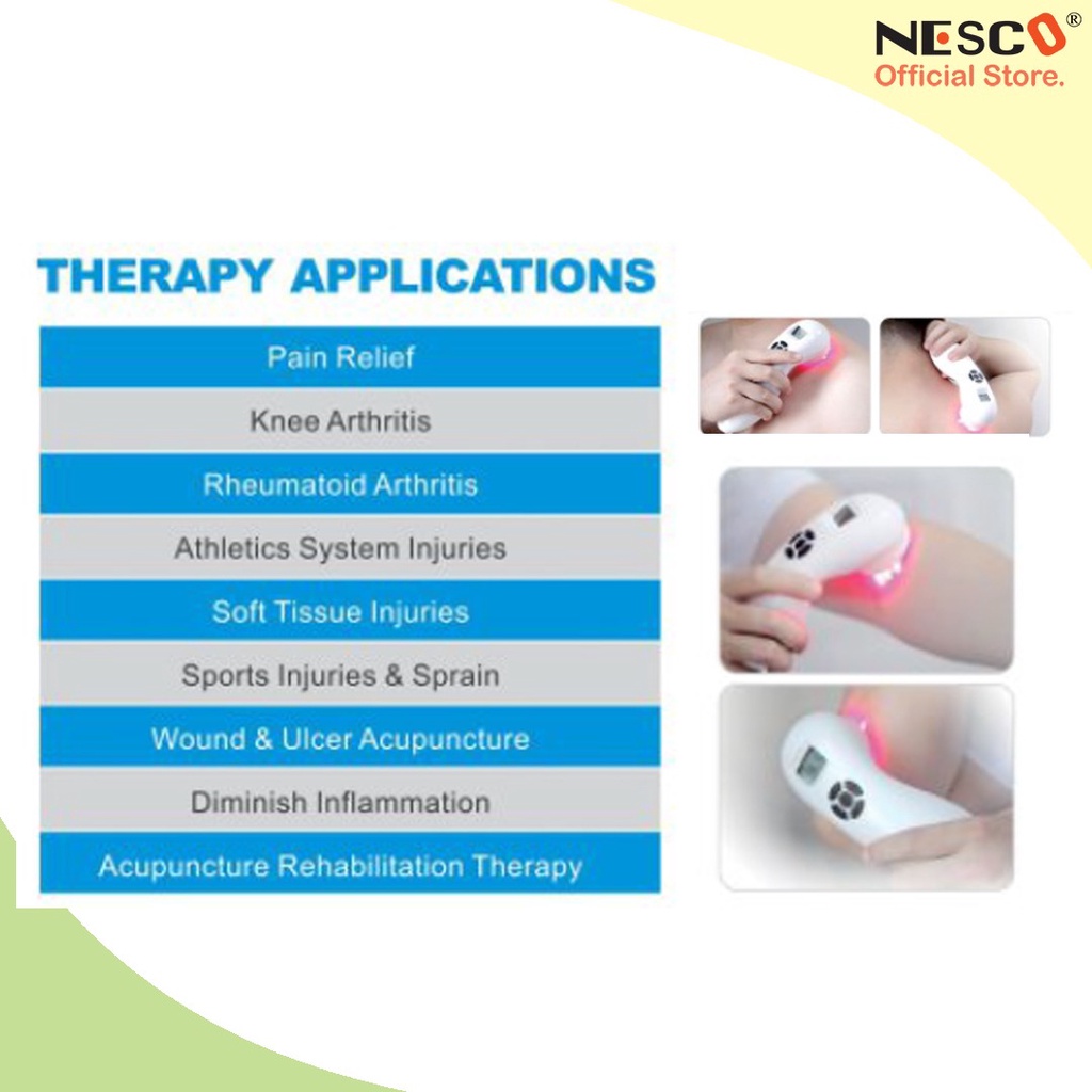 Laser Therapy Device : HD CURE UNTUK TERAPI LUKA BASAH, LUKA DIABETES, NYERI SENDI, BEST SELLER