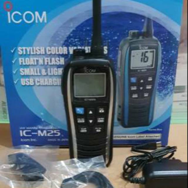 HT ICOM IC M25 VHF MARINE MURAH - HT WATERPROOF ICOM IC-M25 MURAH HT ICOM IC M25 BUKAN ICOM M24