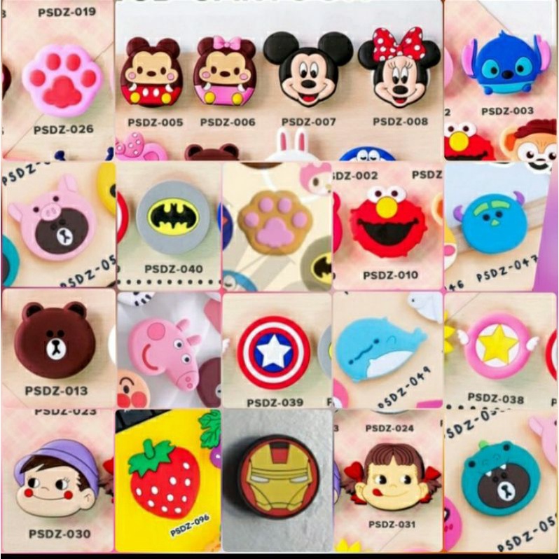 POP SOCKET KARAKTER CARTOON 3D