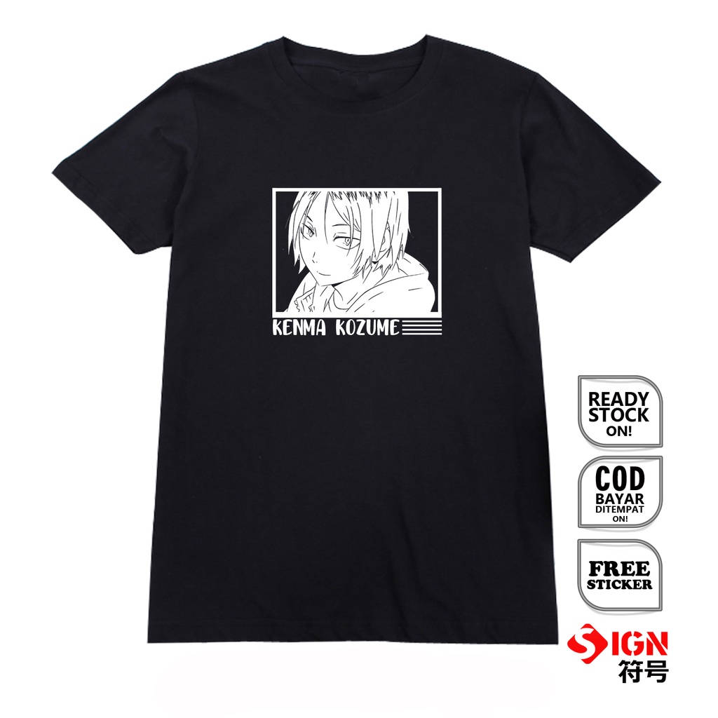 KAOS ANIME MANGA KENMA KOZUME HAIKYU!! NEKOMA HIGH TETSURO KUROO TAKETORA SHOEI SO INUOKA TAMAHIKO S