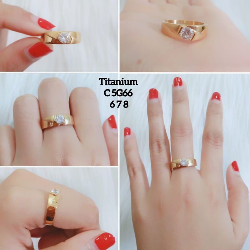 Cincin Kawin Titanium Model Terbaru Free Kotak Cincin