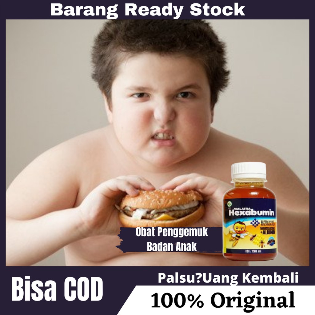 Obat Penggemuk Badan Anak Usia 1 2 3 4 5 6 7 8 9 10 11 12 13 hingga 14 tahun,MADU HEXABUMIN 100%ASLI