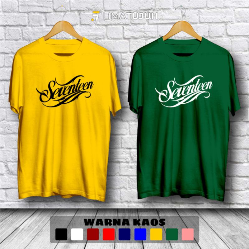 Kaos Baju Band Seventeen Kaos Musik - High Quality