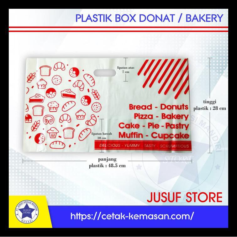 Terlaris Kantong Plastik Donat Kantong Plastik Dus Kue Kantong Donat Shopee Indonesia