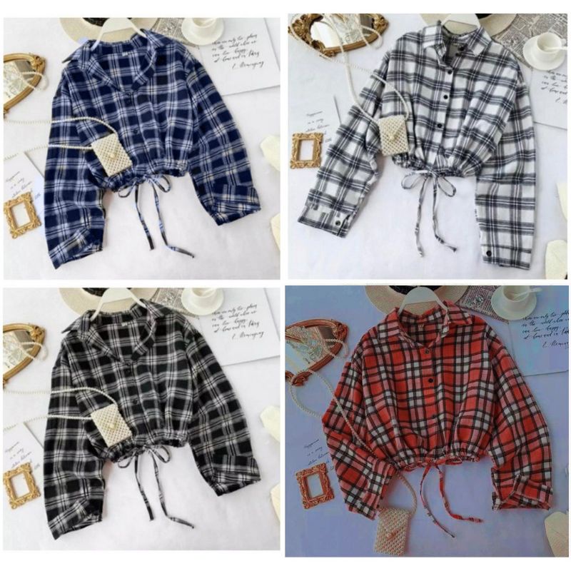 KEM KERLITA PLAID SHIRT KEMEJA