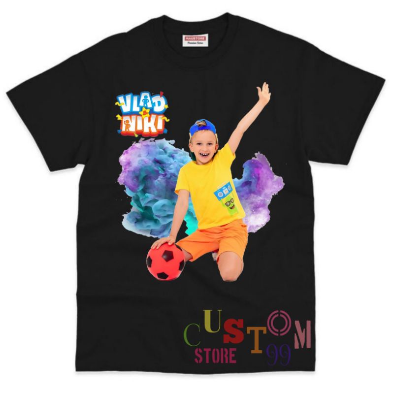 BAJU ANAK KAOS ANAK VLAD NIKI YOUTUBE TERBARU BAHAN PREMIUM