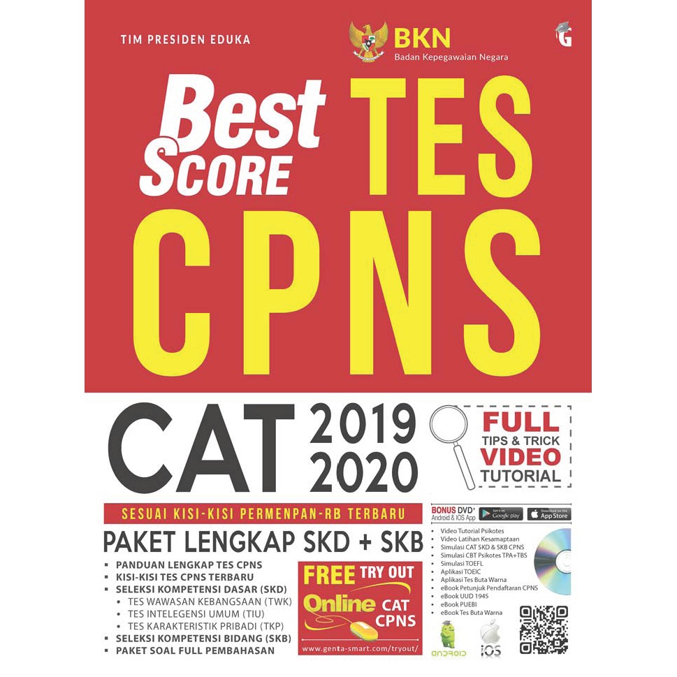 Buku Cpns Best Score Tes Cpns 2019 2020 Bestseller Shopee Indonesia