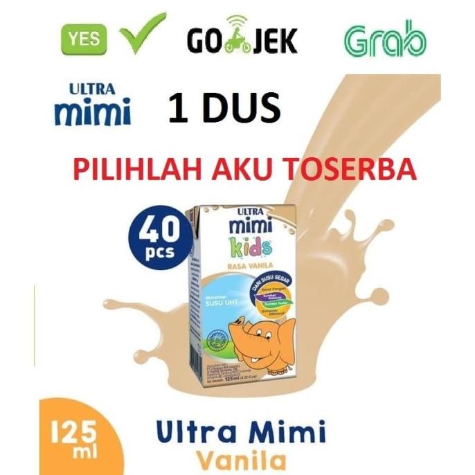 

BISA BAYAR DITEMPAT Susu Ultra Mimi Kids (VANILA) - 125 ml (1 DUS ISI 40) - GOJEK/GRAB