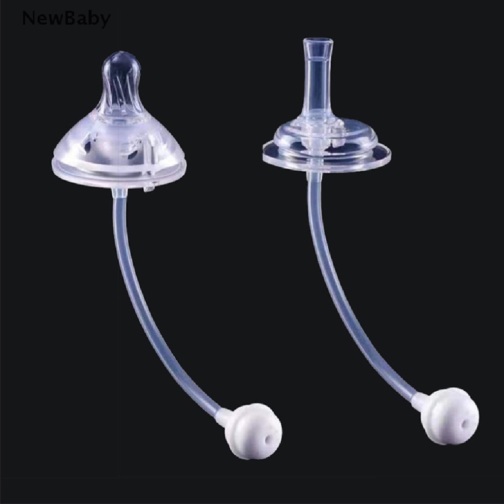 NewBaby Anti Flatulence Silicone Wide Neck Baby Feeding Milk Bottle Natural Nipple Teat ID