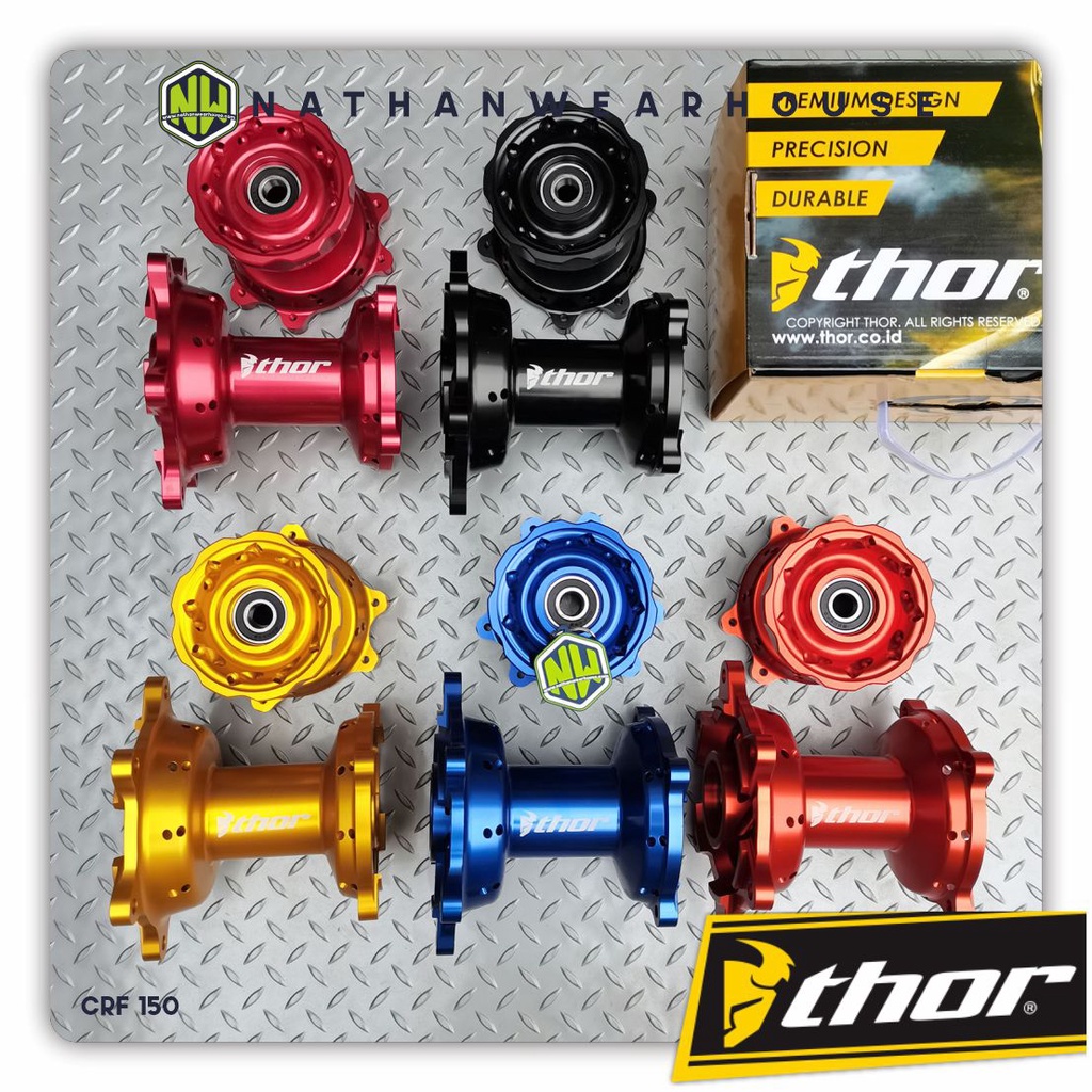 Tromol Set CRF 150 Depan Belakang CNC Forged 36H Thor