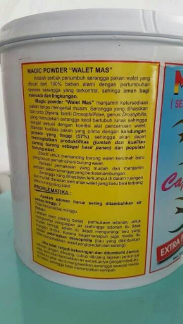 Pakan Walet Mas Magic Powder