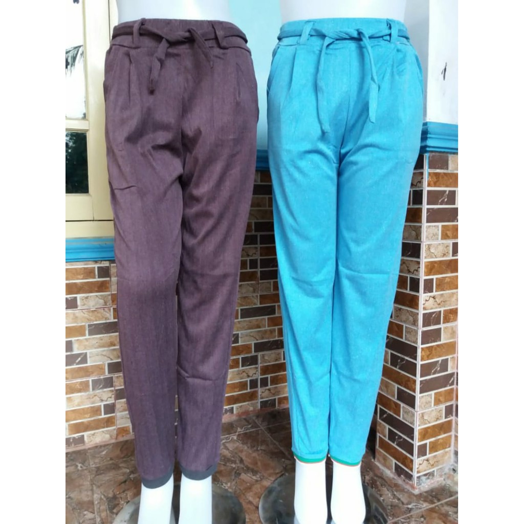 Baggy Suede Tali PANTS / Celana NOBBY