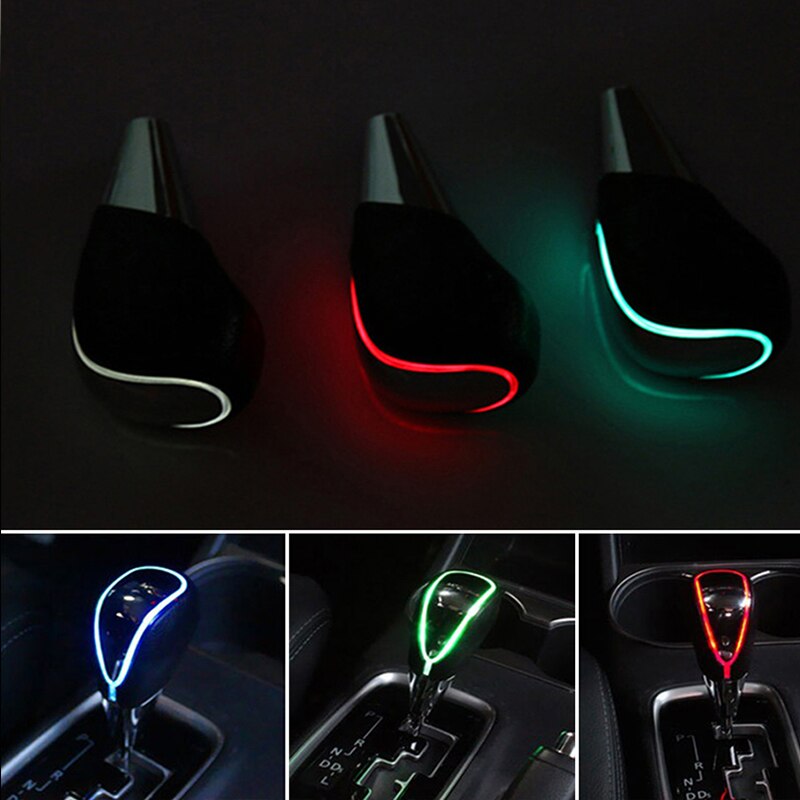 Activated Multi-color Gear Shift Knob LED Light Car Logo Gear Shift Knob Lever for Toyota Mazda Mitsubishi Lexus Hyundai