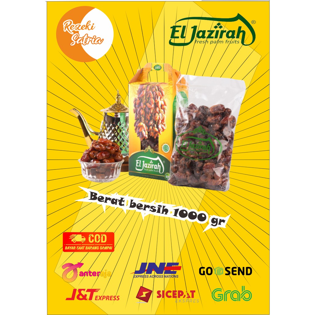 

KURMA ELJAZIRAH KHALAS KEMASAN JINJING 1 KG