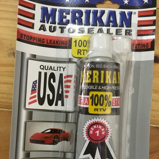 AUTOSEALER AMERIKA 85 G GRAM AUTO SEALER 85G LEM GASKET USA RTV BESI PLASTIK KERAMIK KAYU MERIKAN 35