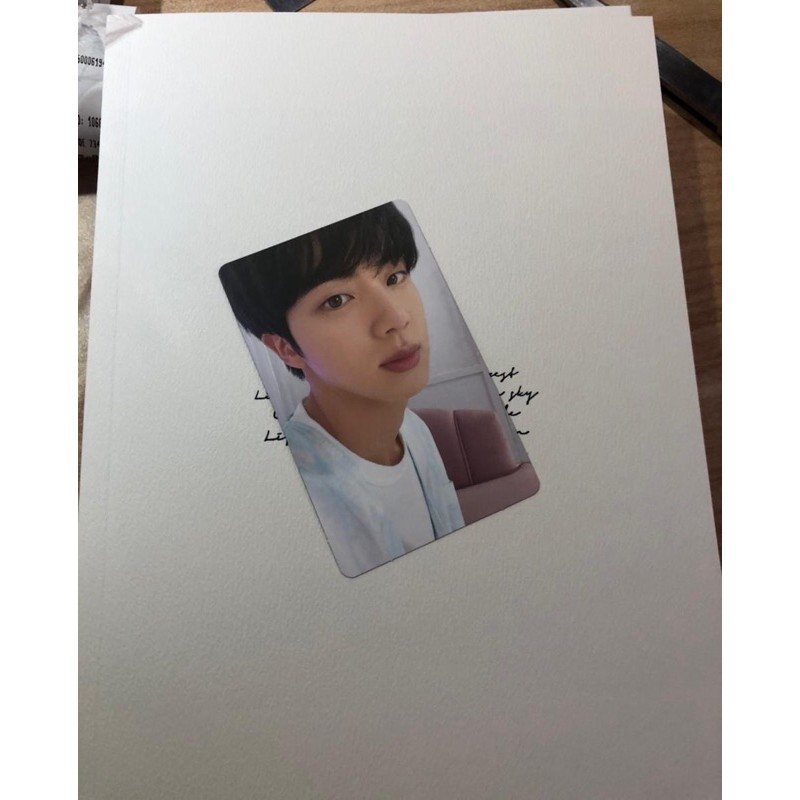 Unsealed BTS BE Essential Edition Album Fullset Photocard PC Seokjin Jin