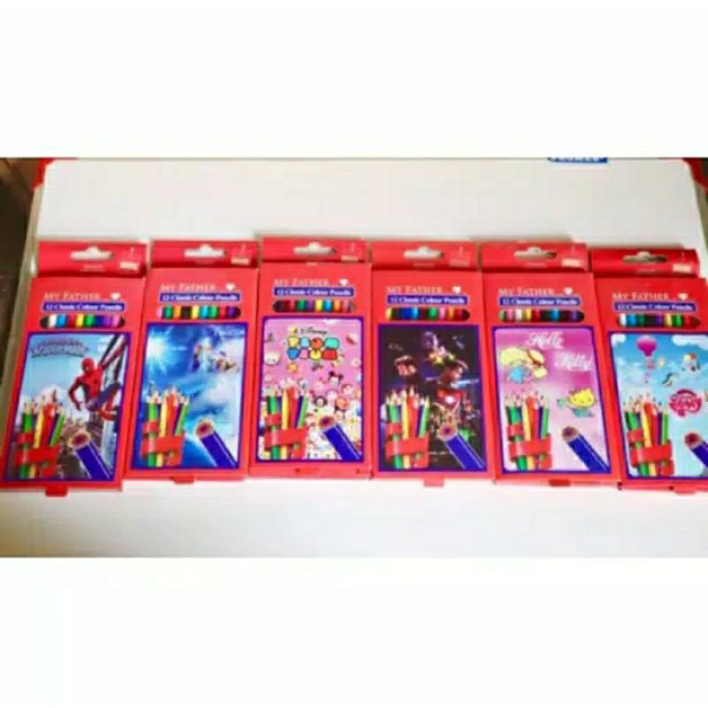 

pensil warna panjang