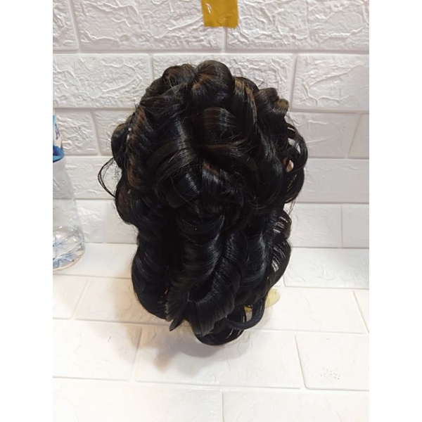 cepit acardion panjang/rambut cepit sanggul/sanggul modern cepit/cepolan hijab