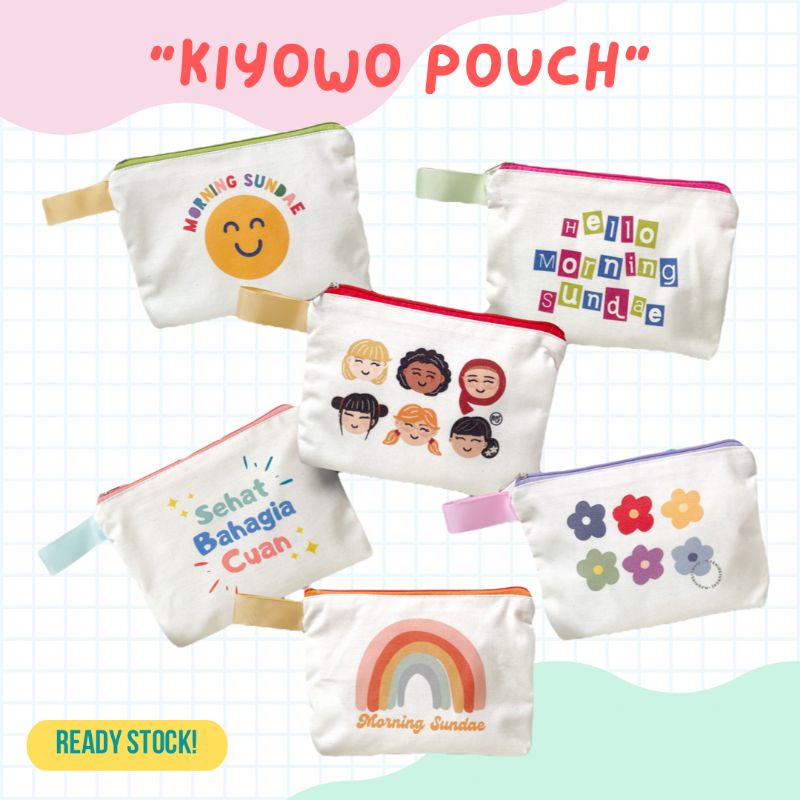 Kiyowo Pouch / Dompet kosmetik aesthetic