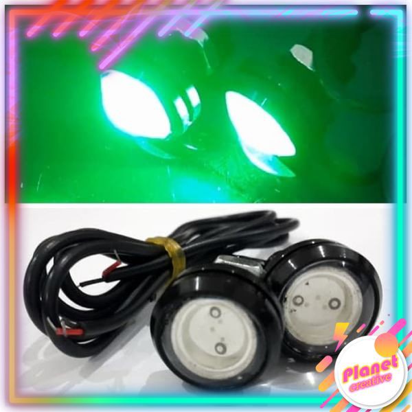 Daytime Running Light DRL Mini Hijau