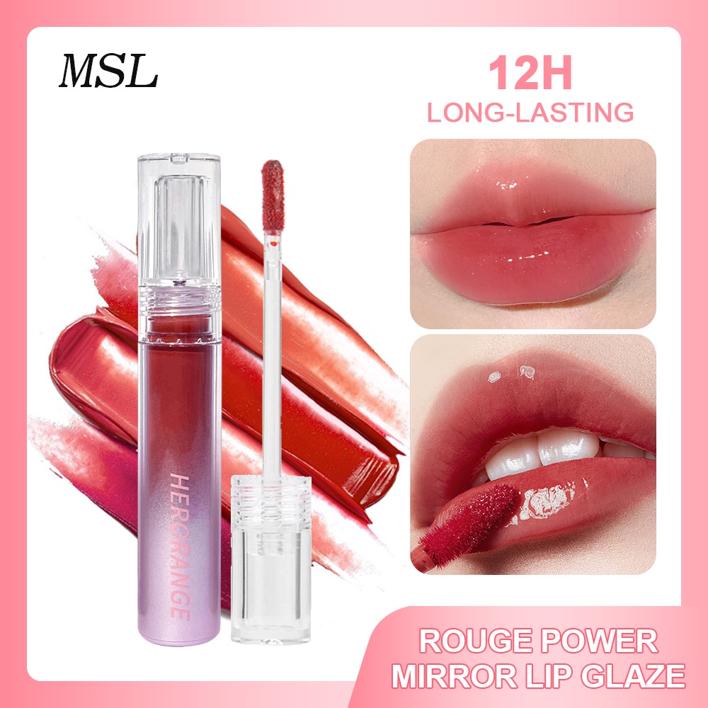 HERORANGE Lip Gloss Velvet-Mist Matte Tahan Lama Tahan Air 24 Jam / Lip Glaze/Lip Glaze/Lip tint/Lip