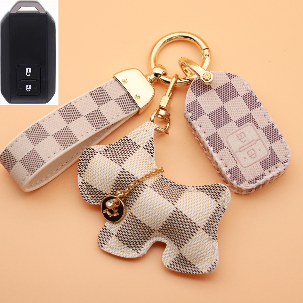 Cover Kunci Remote Mobil Bahan Kulit Untuk Suzuki Swift Grand Vitara SX4 Scorss XL-7