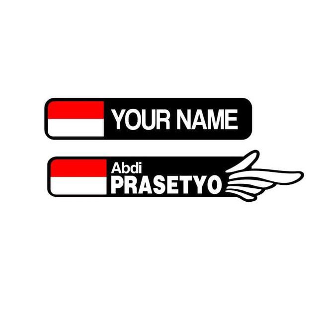 

The New Life Sticker Decal Flag Name Stiker Nama Bendera