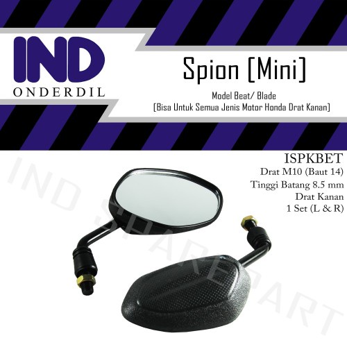 Spion Model Beat Kecil Untuk Motor Honda
