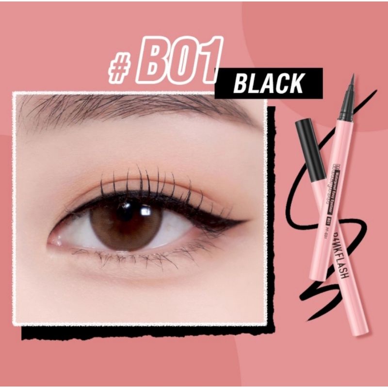 [BPOM] PINKFLASH Waterproof Easy Eyeliner | Pink Flash Eyeliner