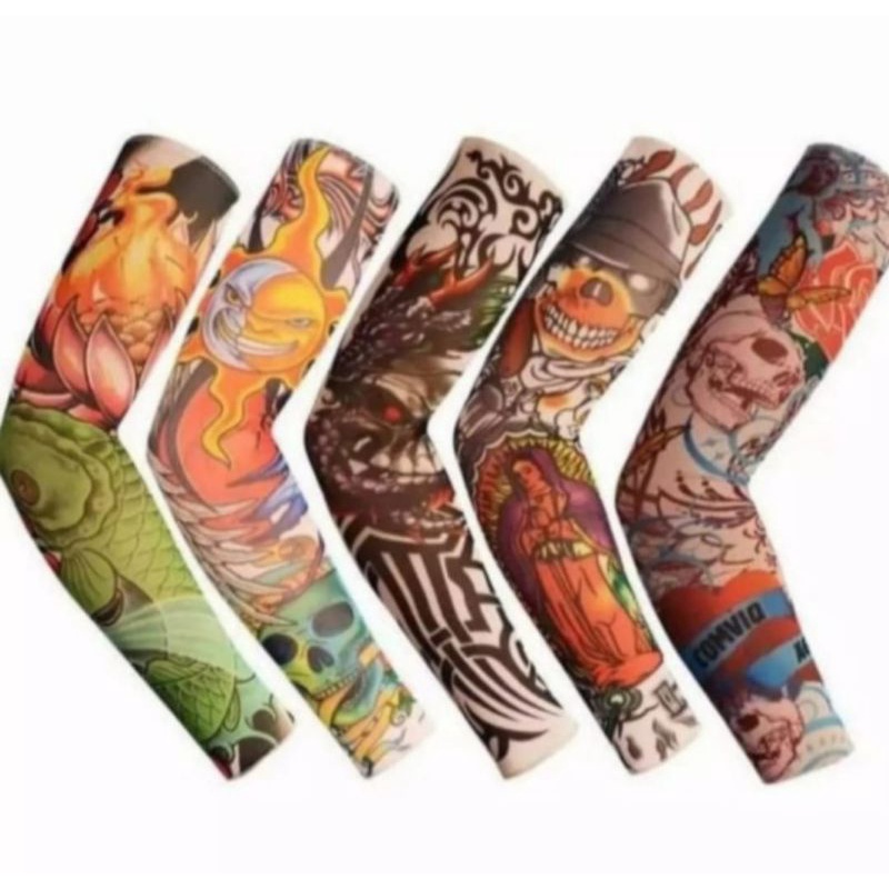 MANSET TATO SLEEVE/MANSET TANGAN MOTIF TATO/MANSET TATO BAHAN TIPIS DAN LEMBUT UNTUK PRIA DAN WANITA