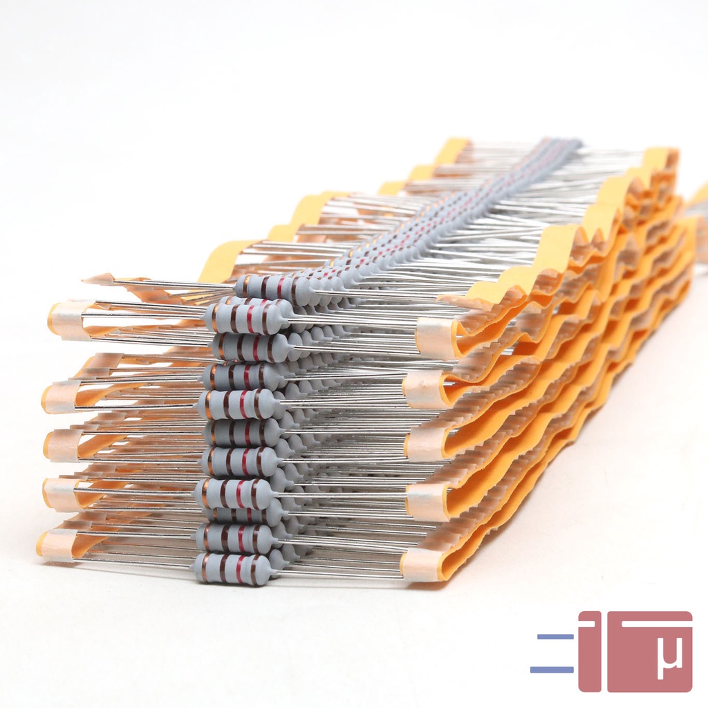 x10 Resistor 120R 120 Ohm 1W Metal Oxide 5% Taiwan Kaki Tembaga